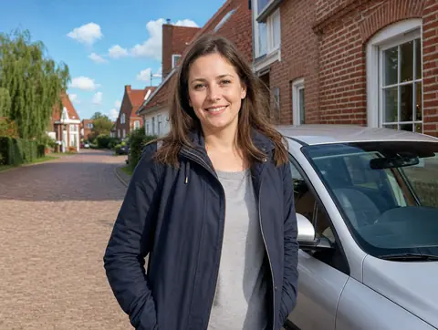 Verkäufer aus Emsdetten mit dem verkauften Fahrzeug